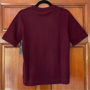 Pure Collection Short Sleeve Cashmere Sweater